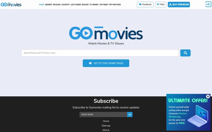 Screenshot of gomovies-online.cam