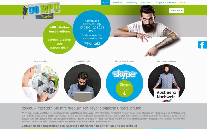 Screenshot of gompu.de