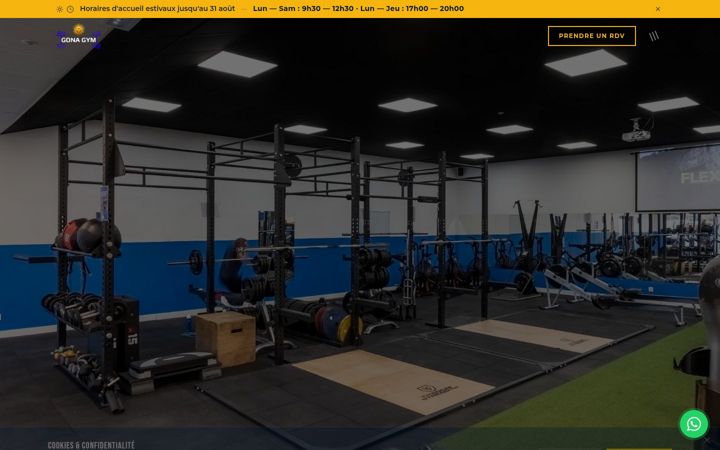 Screenshot of gona-gym.fr