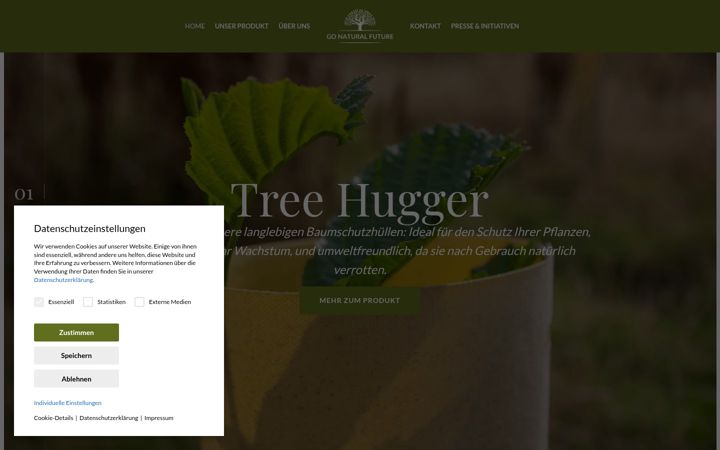 Screenshot of gonaturalfuture.de