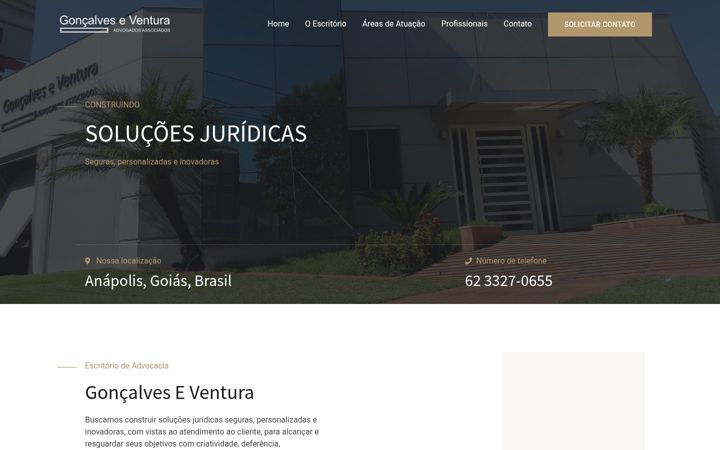 Screenshot of goncalveseventura.com.br