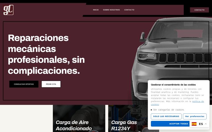 Screenshot of goncorauto.com