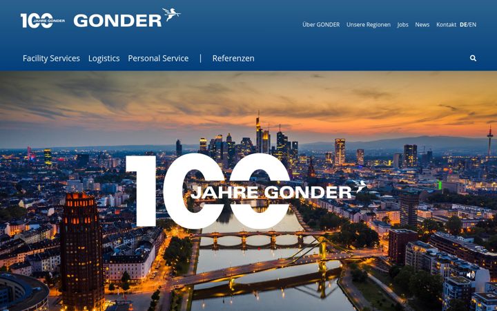 Screenshot of gonder.de