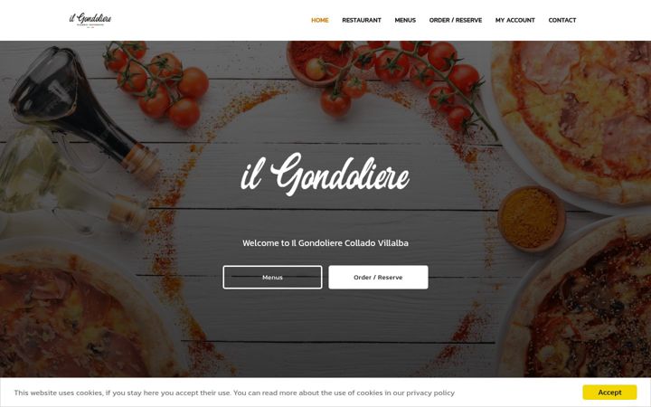 Screenshot of gondolierevillalba.com