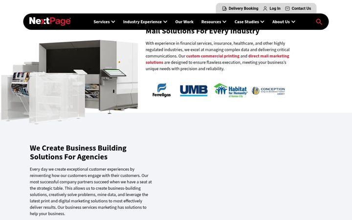 Screenshot of gonextpage.com