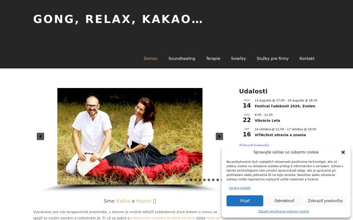 Screenshot of gongrelaxkakao.sk
