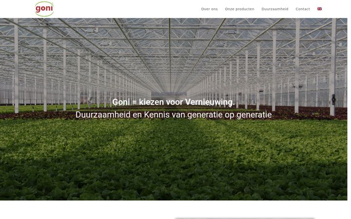 Screenshot of goni.be