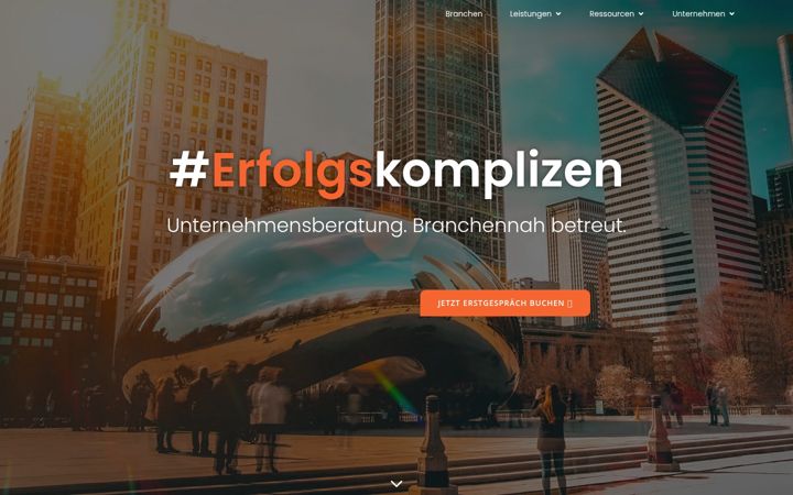 Screenshot of gonmar-beratungen.ch