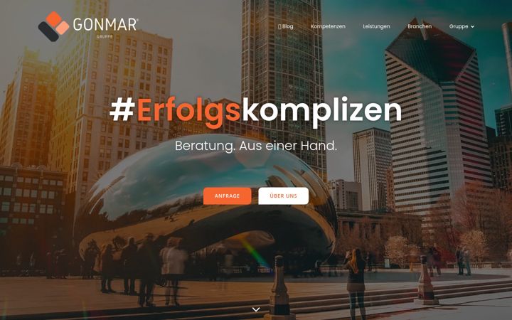 Screenshot of gonmar.ch