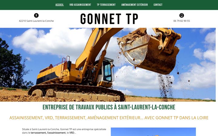 Screenshot of gonnettp.fr