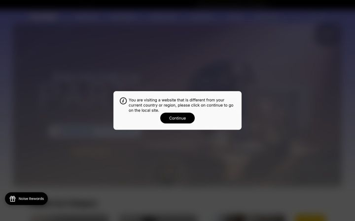 Screenshot of gonoise.com