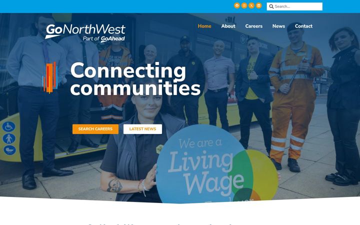 Screenshot of gonorthwest.co.uk