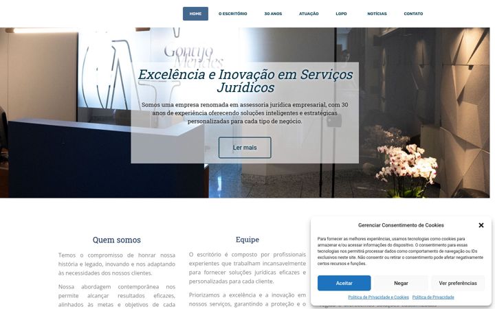 Screenshot of gontijomendes.com.br