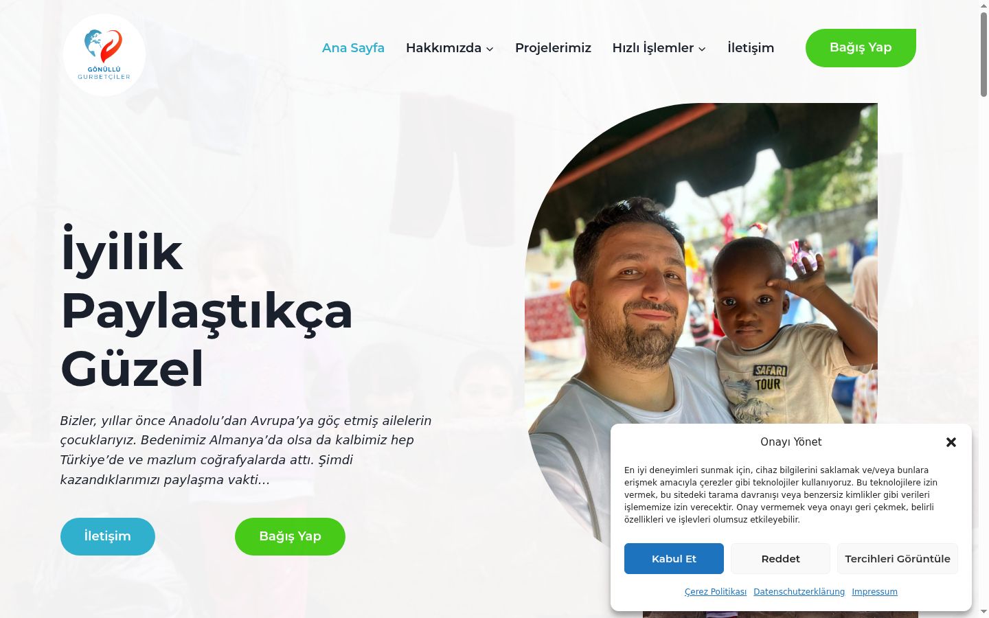 Snímka obrazovky banera súhlasu zobrazeného pred akoukoľvek interakciou