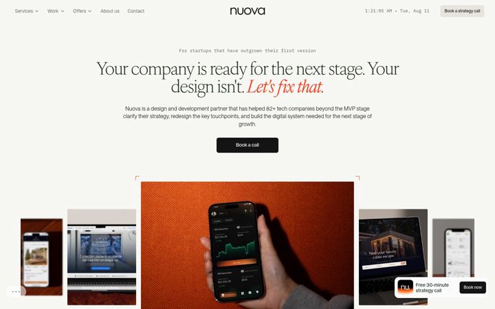 Screenshot of gonuova.com