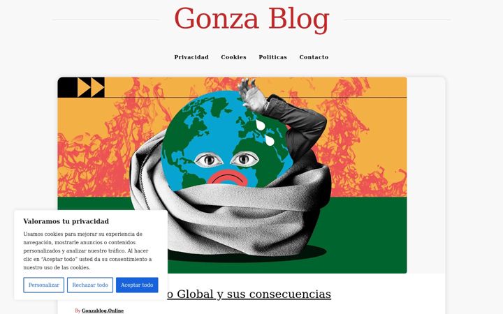 Screenshot of gonzablog.online