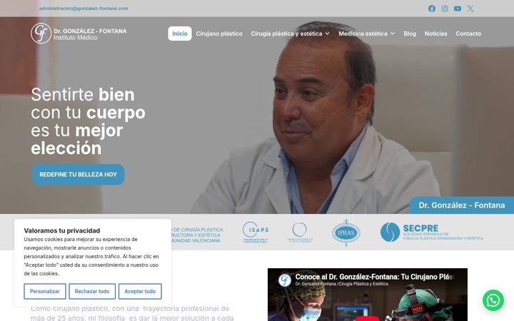 Screenshot of gonzalez-fontana.com