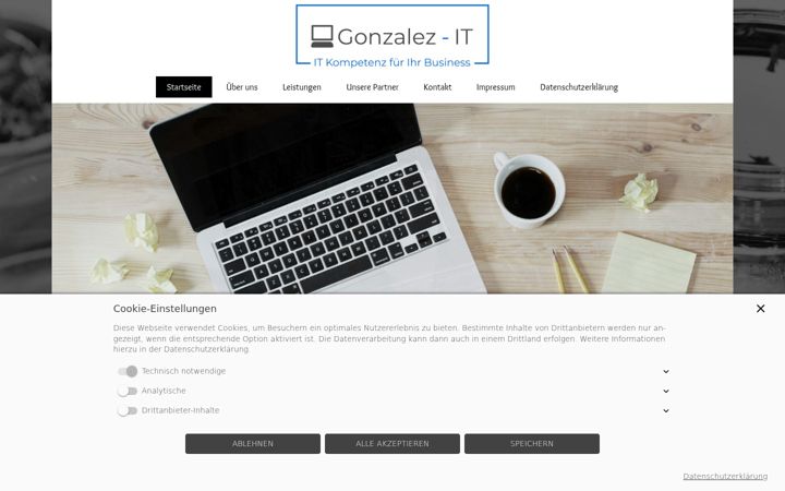 Screenshot of gonzalez-it.de