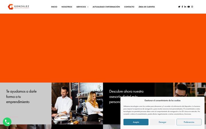 Screenshot of gonzalezabogadosyasesores.com