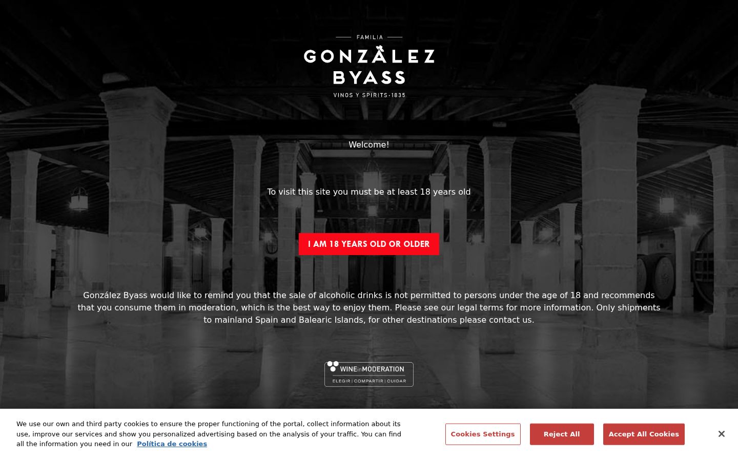 Screenshot tal-banner tal-kunsens muri qabel kwalunkwe interazzjoni