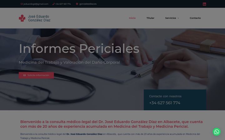 Screenshot of gonzalezdiaz.es