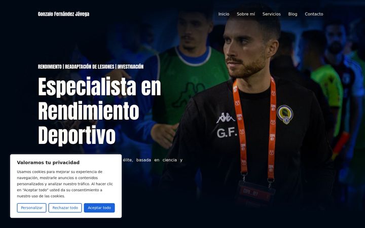 Screenshot of gonzalofernandezjavega.com