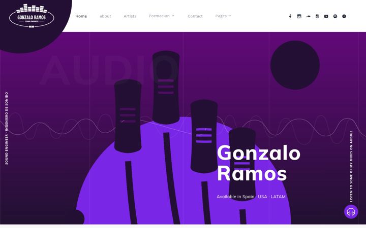 Screenshot of gonzaloramos.es