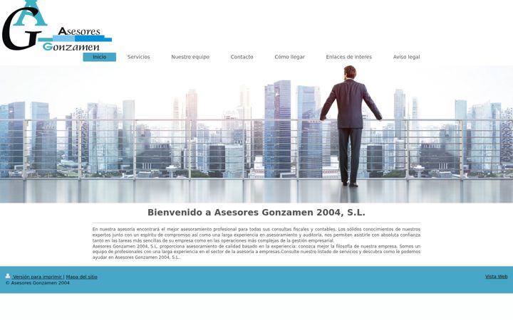 Screenshot of gonzamen.es