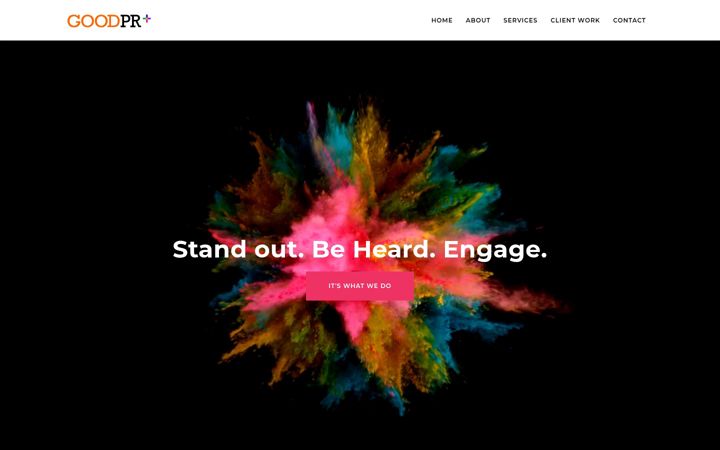 Screenshot of good-pr.co.uk