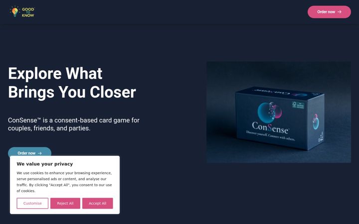 Screenshot of good-to-know.nl