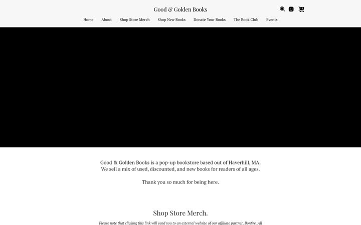 Screenshot stránky goodandgoldenbooks.com
