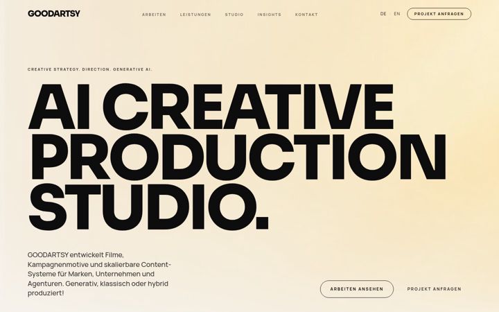 Screenshot of goodartsy.com