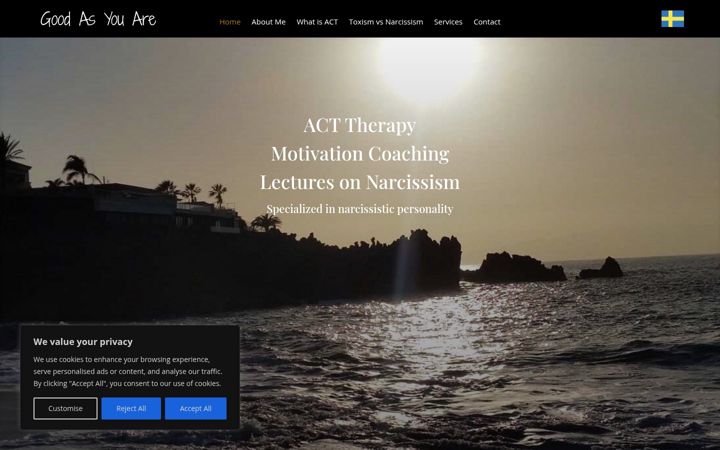 Screenshot of goodasyouare.com