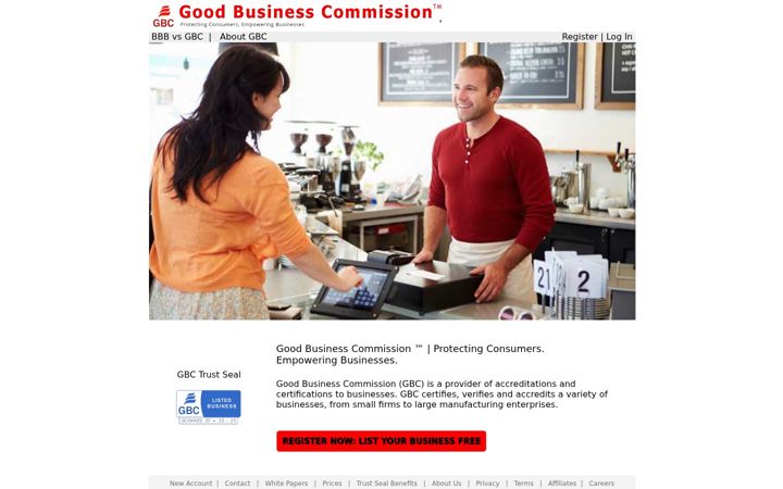 Screenshot of goodbusinesscomm.com