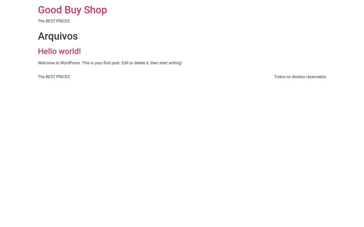 Screenshot of goodbuy-shop.com