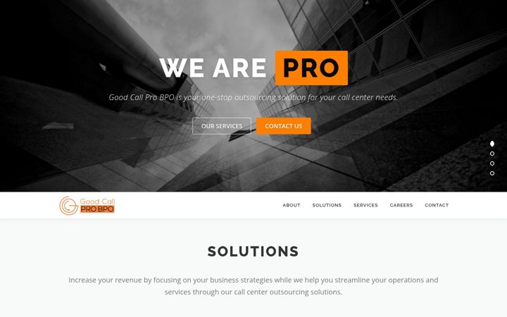 Screenshot of goodcallpro.com