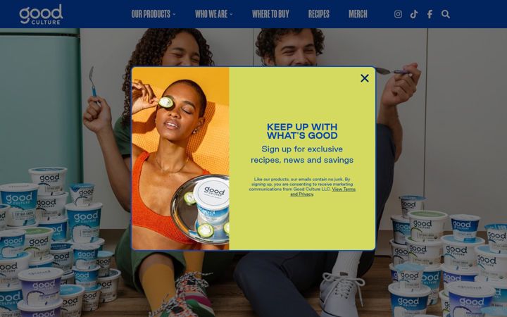 Screenshot of goodculture.com