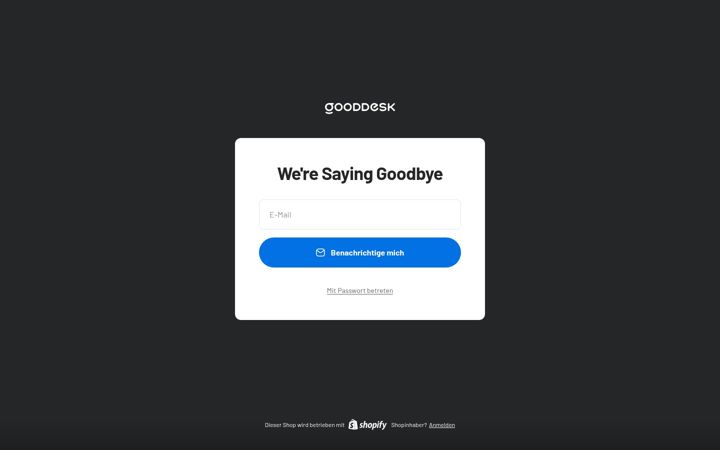 Screenshot of gooddesk.ch