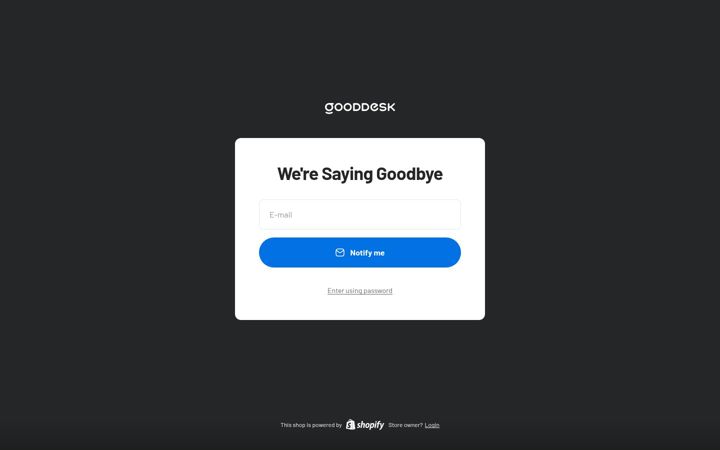 Screenshot of gooddesk.fr