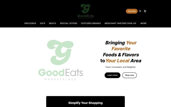 Screenshot of goodeats.app