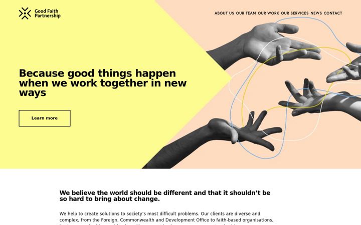 Screenshot of goodfaith.org.uk