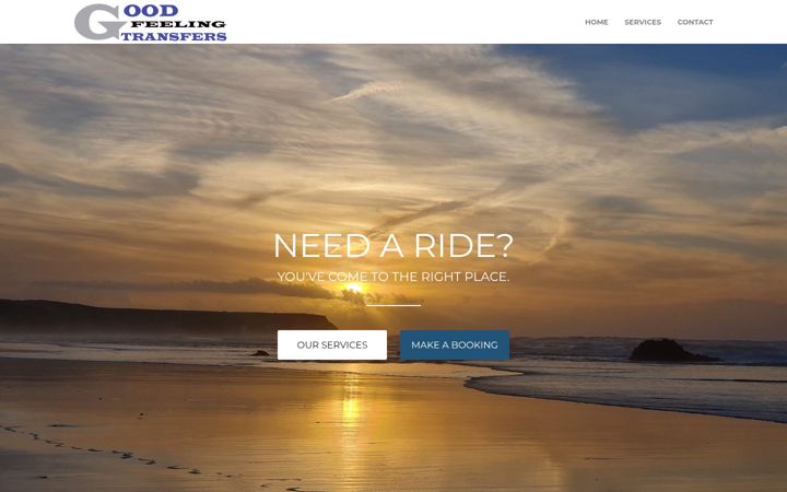 Screenshot of goodfeelingtransfers.com