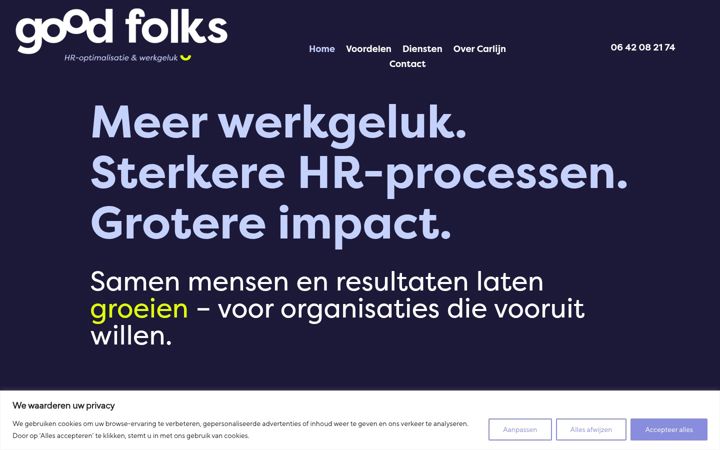 Screenshot of goodfolks.nl