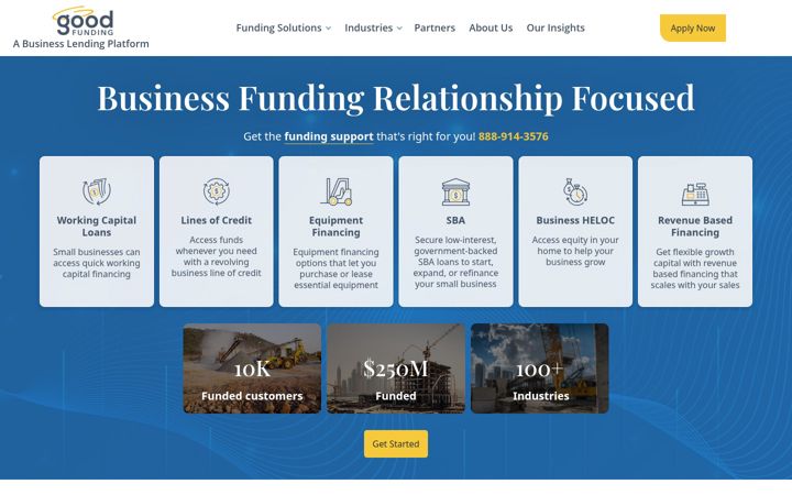 Screenshot of goodfunding.com