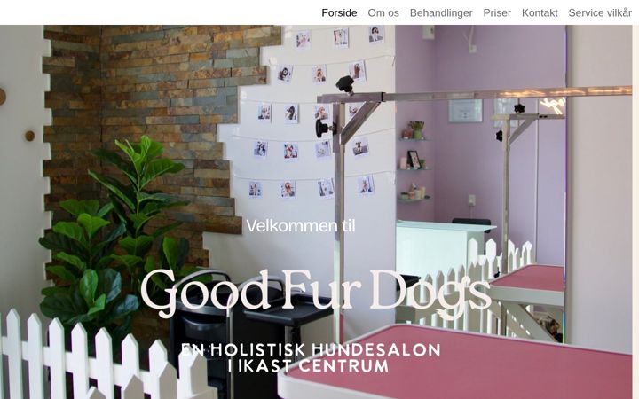 Screenshot of goodfurdogs.com