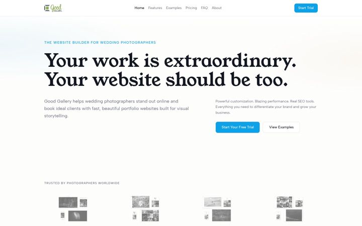Screenshot of goodgallery.com