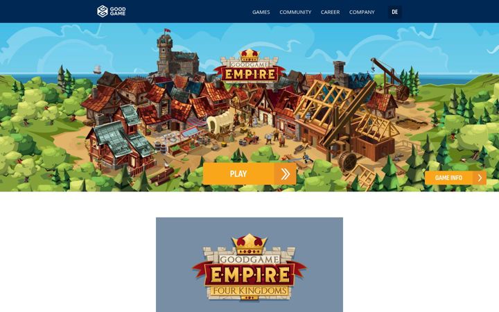 Screenshot of goodgamestudios.com