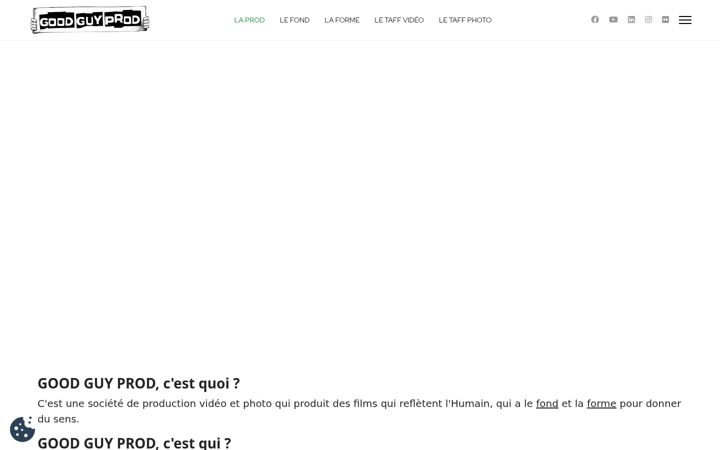 Screenshot of goodguyprod.fr