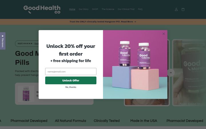 Screenshot of goodhealth.co