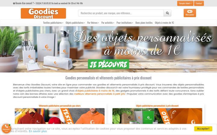 Screenshot of goodies-discount.fr
